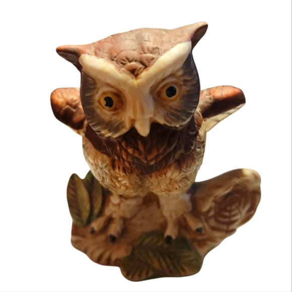 VINTAGE! PRICE Ceramic Owl Figurine - Picture 1 of 6